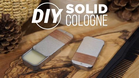 diy solid cologne for men.